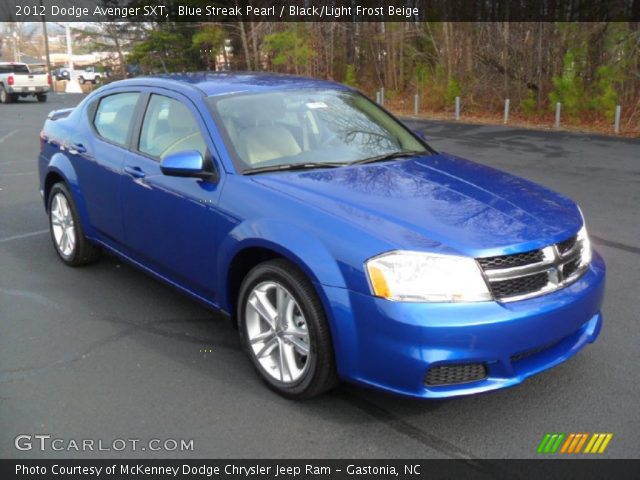 2012 Dodge Avenger SXT in Blue Streak Pearl