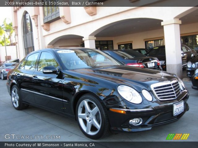 2009 Mercedes-Benz E 350 Sedan in Black