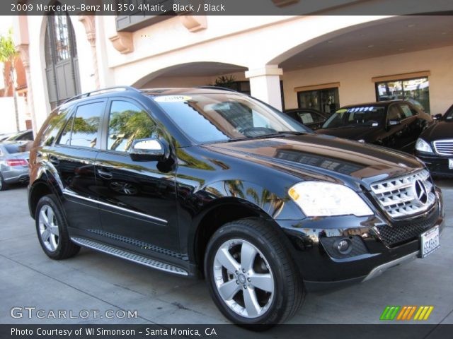2009 Mercedes-Benz ML 350 4Matic in Black