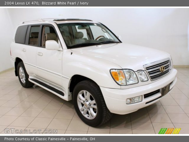 2004 Lexus LX 470 in Blizzard White Pearl