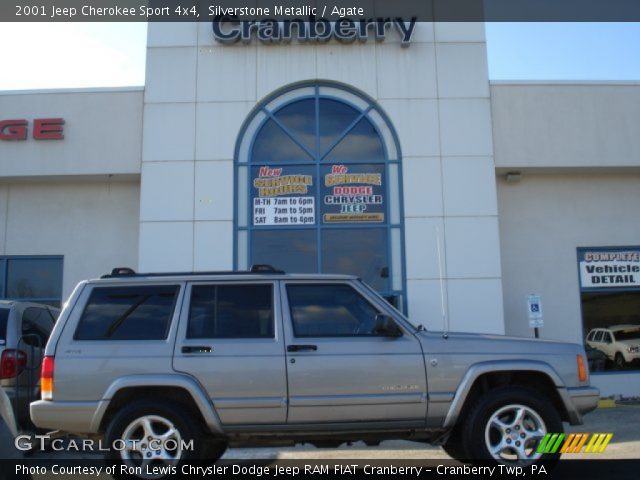 2001 Jeep Cherokee Sport 4x4 in Silverstone Metallic