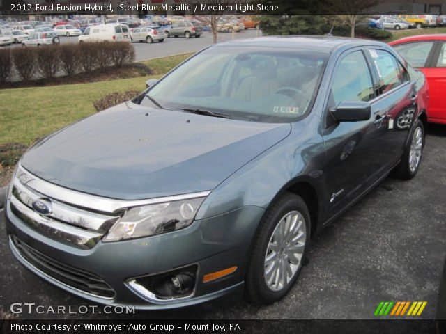 2012 Ford Fusion Hybrid in Steel Blue Metallic