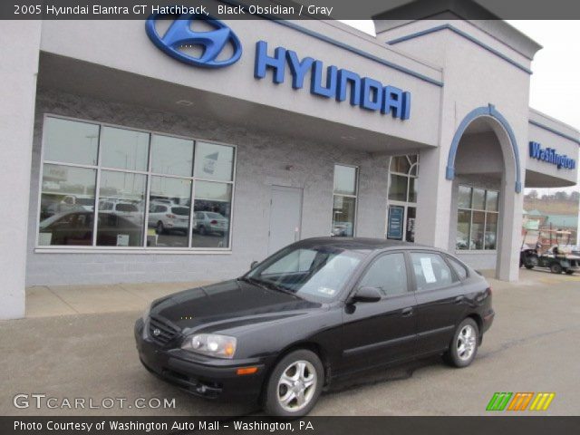 2005 Hyundai Elantra GT Hatchback in Black Obsidian