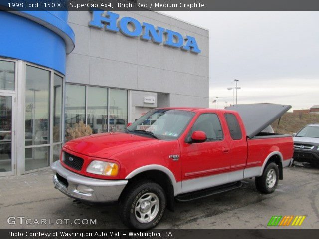 1998 Ford F150 XLT SuperCab 4x4 in Bright Red