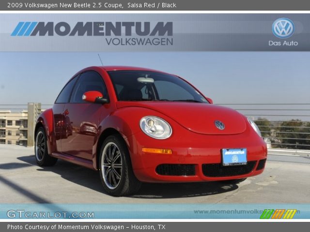 2009 Volkswagen New Beetle 2.5 Coupe in Salsa Red