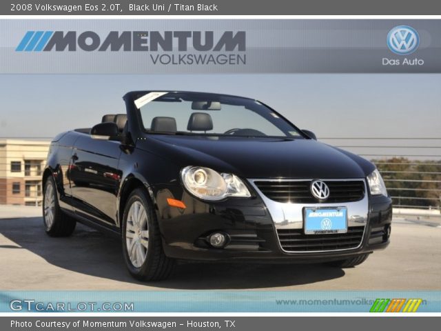 2008 Volkswagen Eos 2.0T in Black Uni