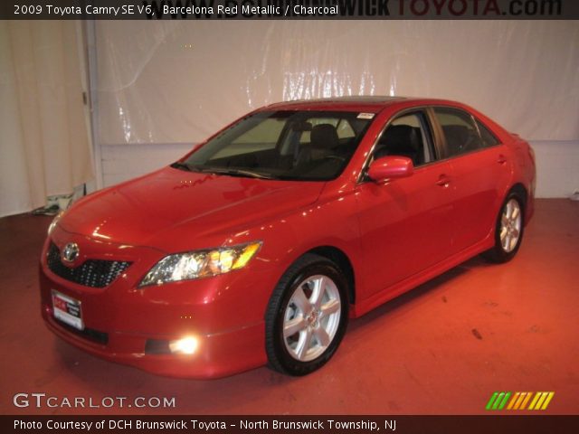 2009 Toyota Camry SE V6 in Barcelona Red Metallic