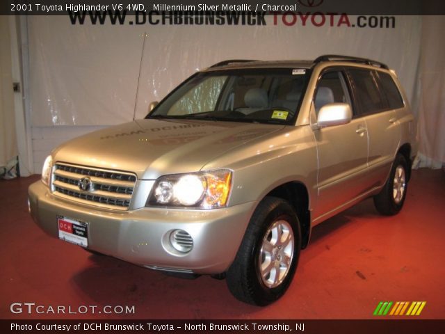 2001 Toyota Highlander V6 4WD in Millennium Silver Metallic