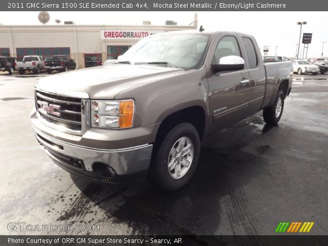 2011 GMC Sierra 1500 SLE Extended Cab 4x4 in Mocha Steel Metallic