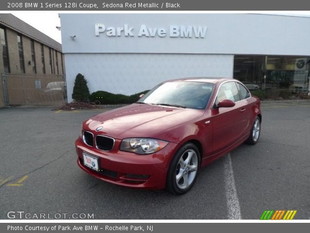 2008 BMW 1 Series 128i Coupe in Sedona Red Metallic