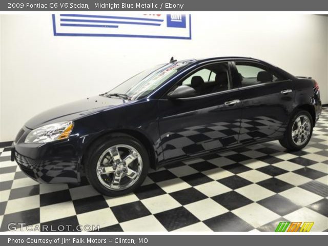 2009 Pontiac G6 V6 Sedan in Midnight Blue Metallic