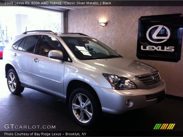 2008 Lexus RX 400h AWD Hybrid in Classic Silver Metallic