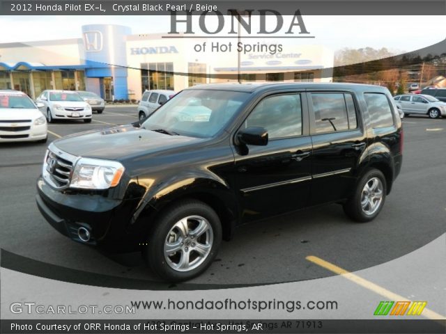 2012 Honda Pilot EX-L in Crystal Black Pearl