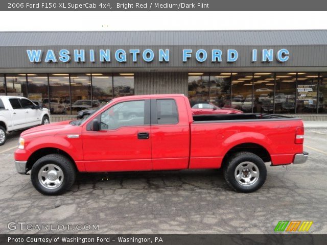 2006 Ford F150 XL SuperCab 4x4 in Bright Red