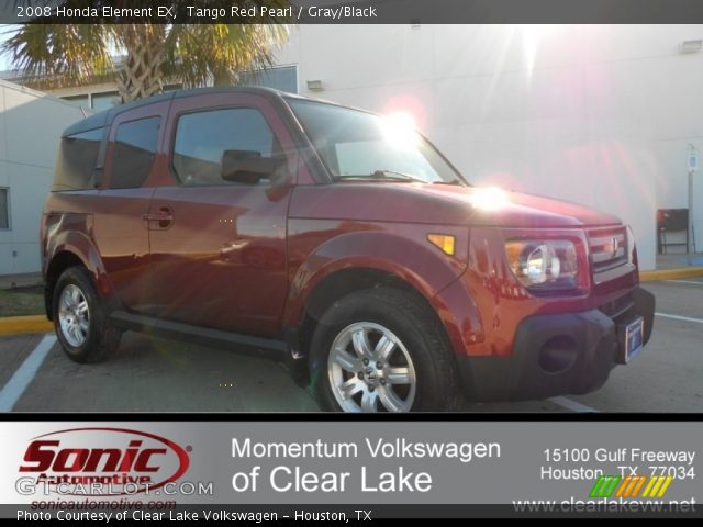 2008 Honda Element EX in Tango Red Pearl