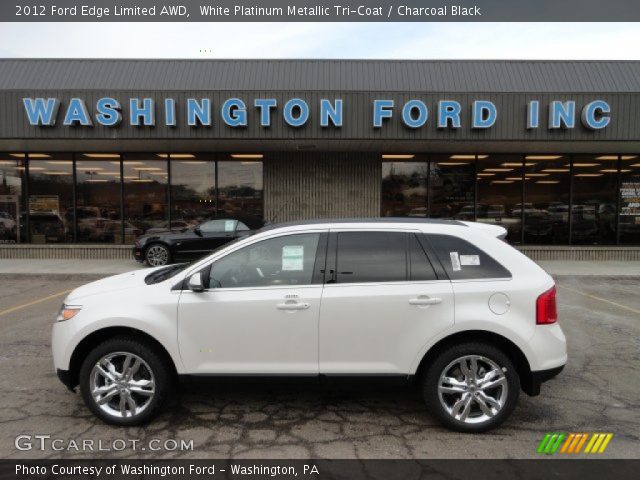 2012 Ford Edge Limited AWD in White Platinum Metallic Tri-Coat