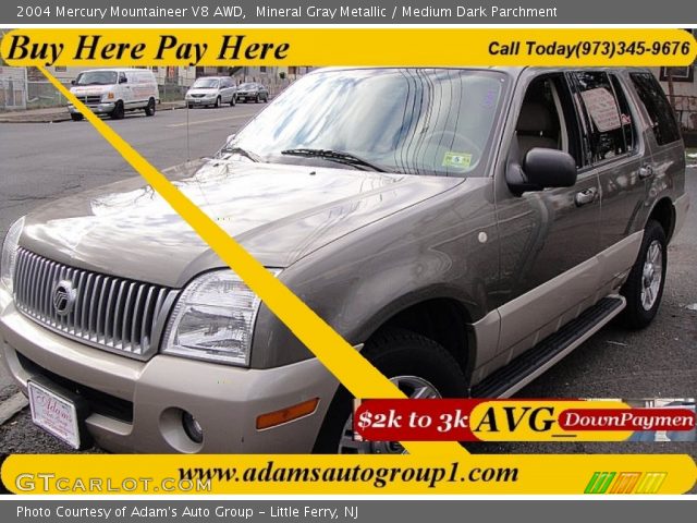 2004 Mercury Mountaineer V8 AWD in Mineral Gray Metallic