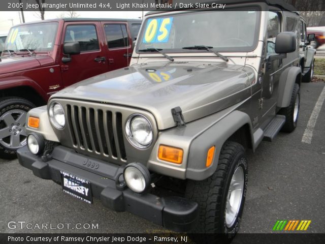 2005 Jeep Wrangler Unlimited 4x4 in Light Khaki Metallic