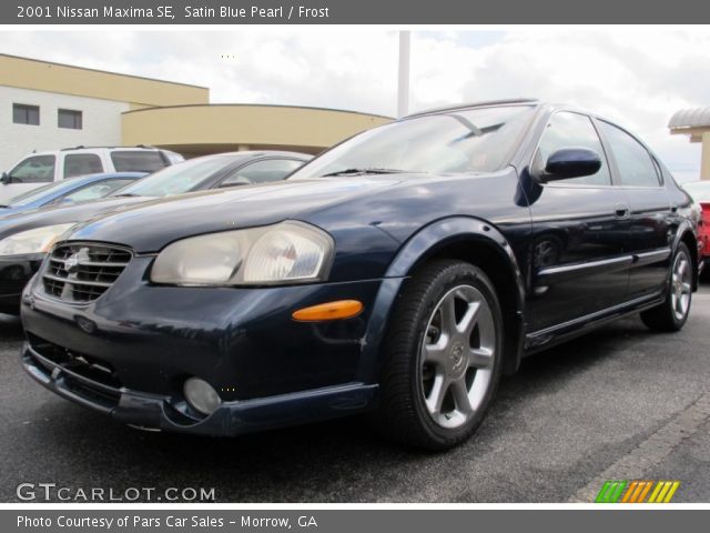 2001 Nissan Maxima SE in Satin Blue Pearl