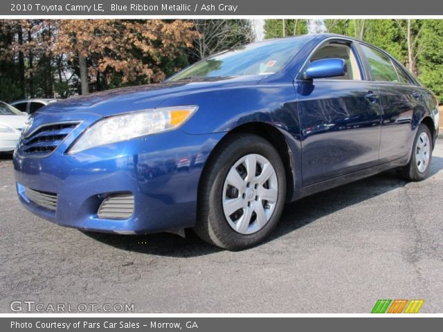 2010 Toyota Camry LE in Blue Ribbon Metallic