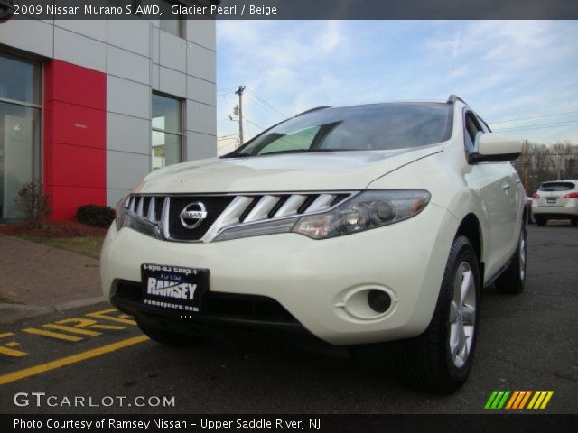 2009 Nissan Murano S AWD in Glacier Pearl