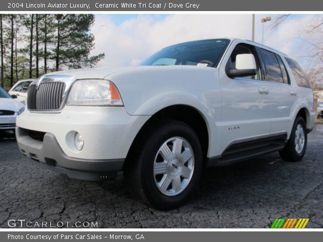 2004 Lincoln Aviator Luxury in Ceramic White Tri Coat