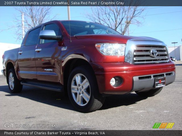 2007 Toyota Tundra Limited CrewMax in Salsa Red Pearl