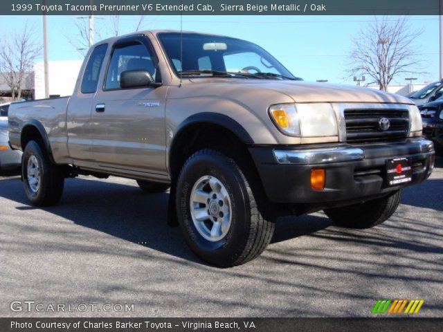 1999 Toyota Tacoma Prerunner V6 Extended Cab in Sierra Beige Metallic