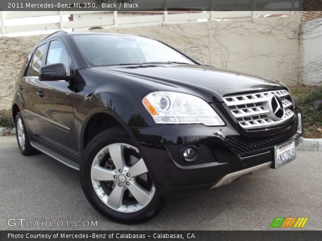 2011 Mercedes-Benz ML 350 in Black