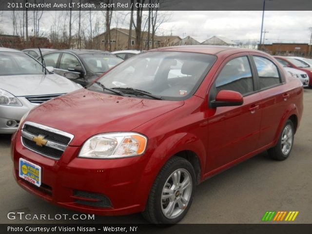 2011 Chevrolet Aveo LT Sedan in Sport Red