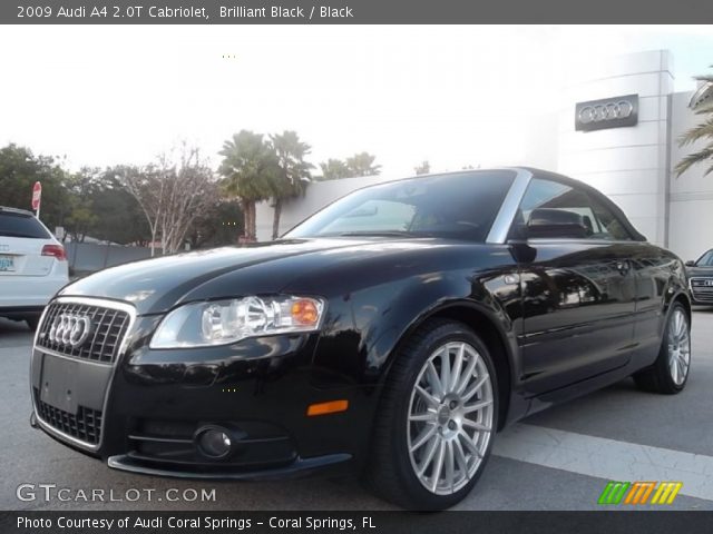 2009 Audi A4 2.0T Cabriolet in Brilliant Black