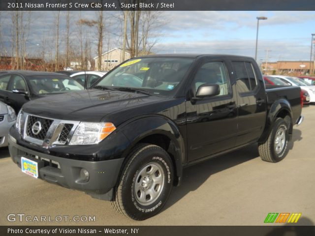 2011 Nissan Frontier S Crew Cab 4x4 in Super Black