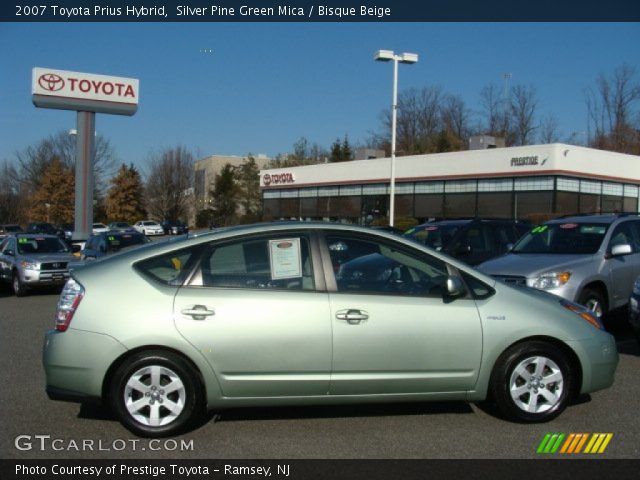 2007 Toyota Prius Hybrid in Silver Pine Green Mica
