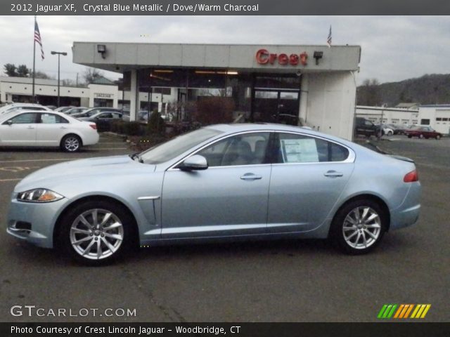 2012 Jaguar XF  in Crystal Blue Metallic