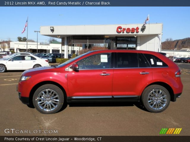 2012 Lincoln MKX AWD in Red Candy Metallic