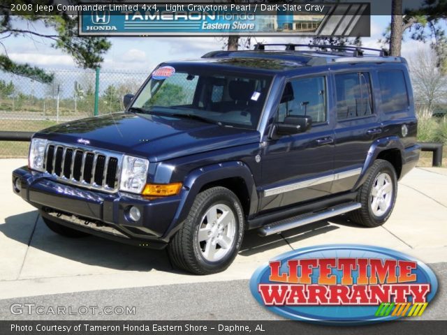 2008 Jeep Commander Limited 4x4 in Light Graystone Pearl