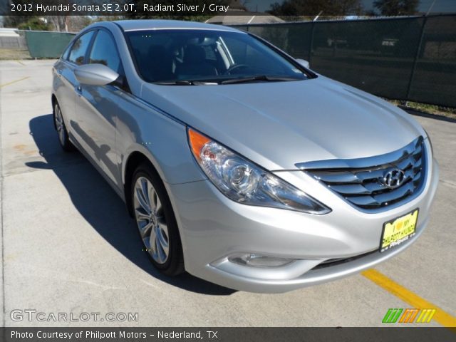 2012 Hyundai Sonata SE 2.0T in Radiant Silver