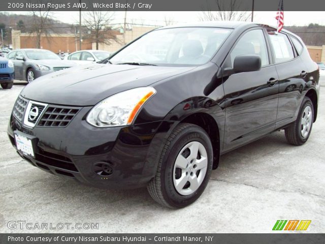 2009 Nissan Rogue S AWD in Wicked Black