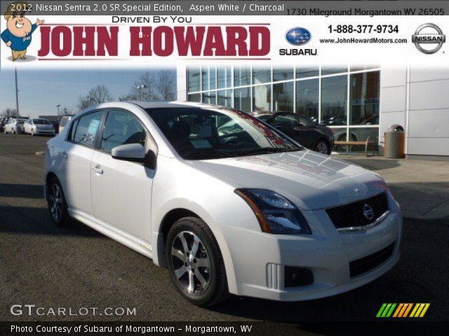 2012 Nissan Sentra 2.0 SR Special Edition in Aspen White