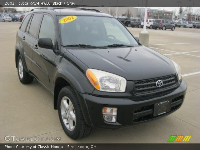 2002 Toyota RAV4 4WD in Black