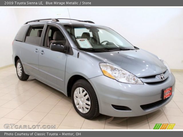 2009 Toyota Sienna LE in Blue Mirage Metallic