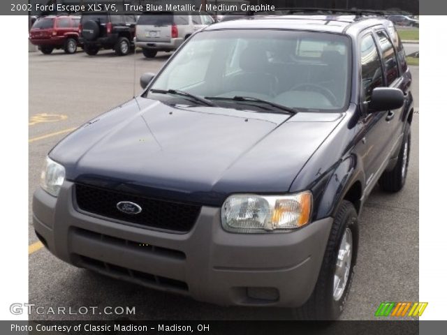 2002 Ford Escape XLS V6 in True Blue Metallic