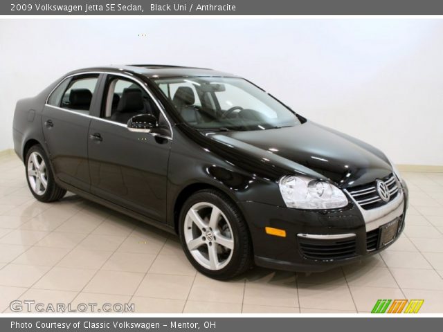 2009 Volkswagen Jetta SE Sedan in Black Uni