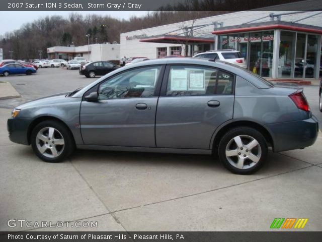 2007 Saturn ION 3 Sedan in Storm Gray
