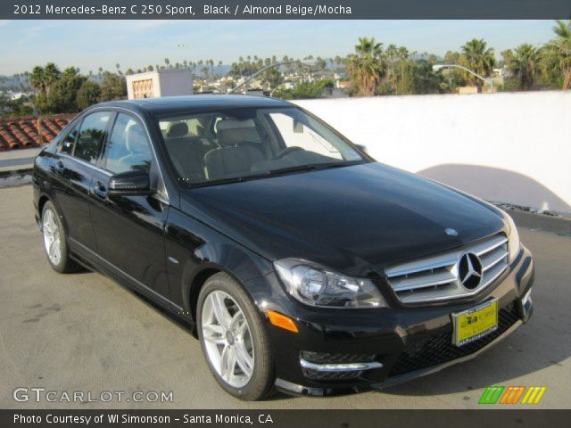2012 Mercedes-Benz C 250 Sport in Black