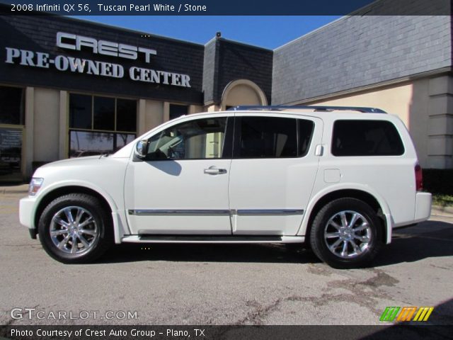 2008 Infiniti QX 56 in Tuscan Pearl White