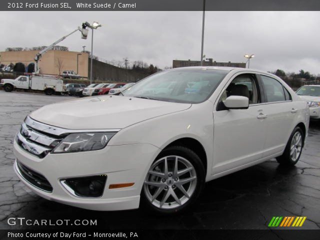 2012 Ford Fusion SEL in White Suede