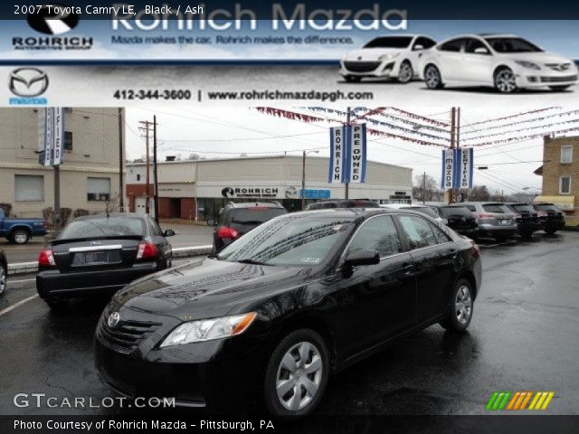 2007 Toyota Camry LE in Black