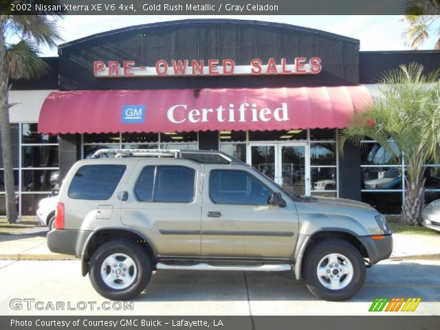 2002 Nissan Xterra XE V6 4x4 in Gold Rush Metallic