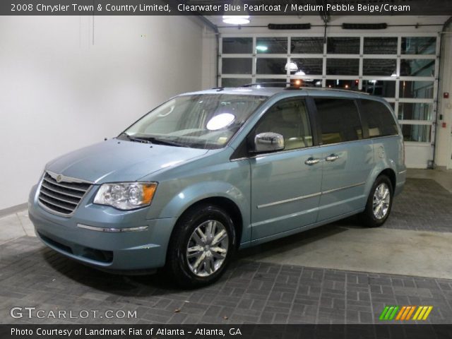 2008 Chrysler Town & Country Limited in Clearwater Blue Pearlcoat